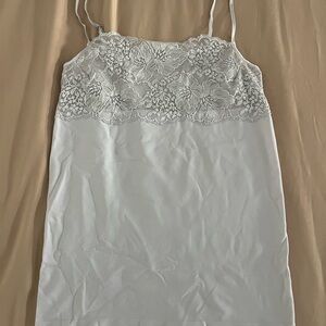 Banana Republic Light Gray Stretch Top